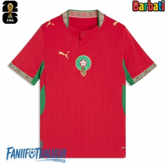 Maroc Tricou Fotbal Replică Mondial 2026 Barbati Acasa